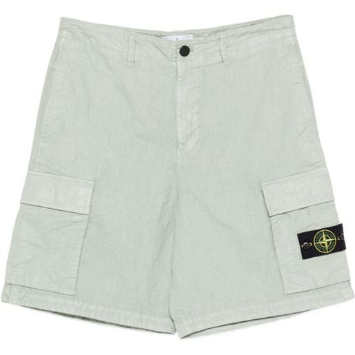 Stone Island shorts con tasche cargo - verde
