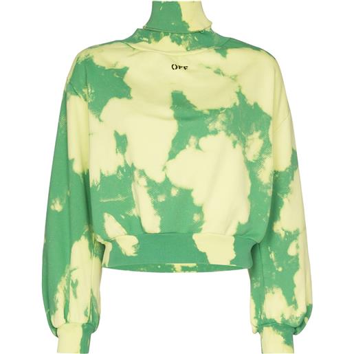 Off-White maglione a collo alto - verde