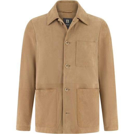 Boggi Milano giacca con colletto a camicia - toni neutri