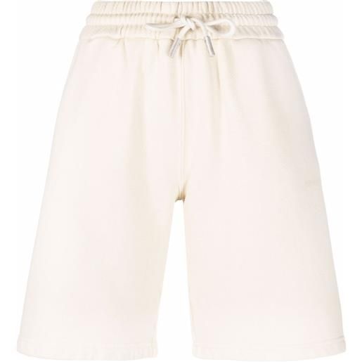 Off-White shorts sportivi con stampa - toni neutri