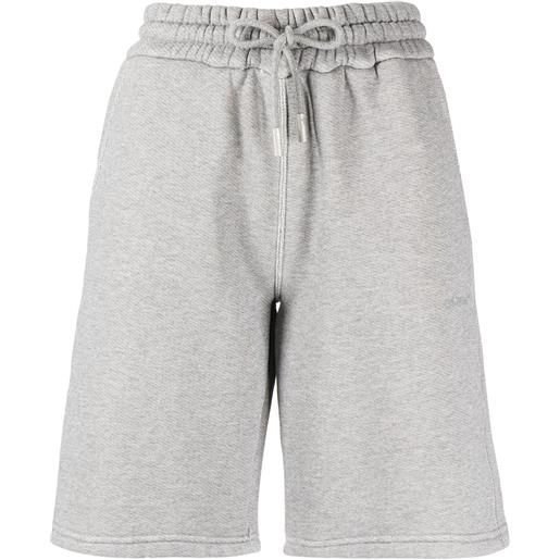 Off-White shorts con coulisse - grigio