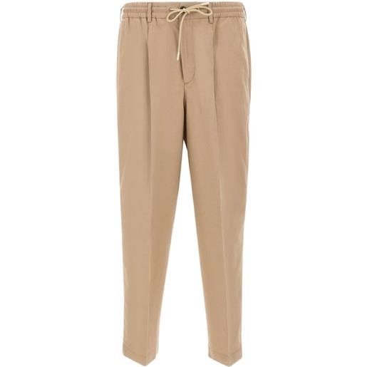 PT Torino pantaloni elasticizzati con coulisse - toni neutri