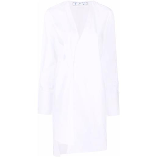 Off-White chemisier a maniche lunghe - bianco