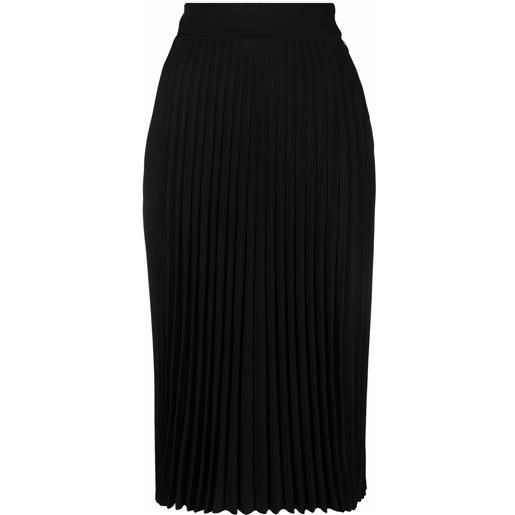 Off-White gonna midi a vita alta - nero