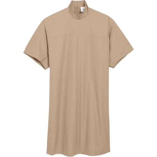 AMI Paris abito con collo rialzato - toni neutri