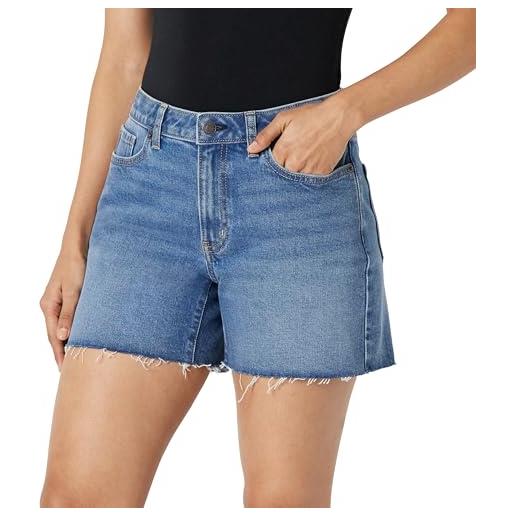 Amazon Essentials pantaloncini in denim a vita media, leggermente elasticizzati, vestibilità classica donna, ecru, 44
