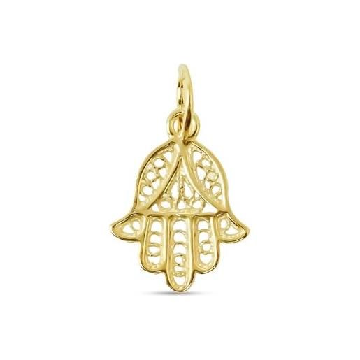Gemma J Ciondolo Riccio In Argento 925 – 12x10mm – Gioiello Artigianale Con Sacchetto Lusso – Amanti Natura - 3