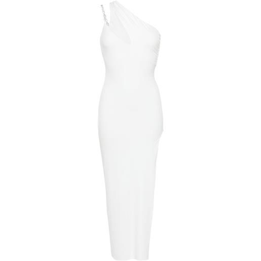 NISSA abito da sera monospalla - bianco
