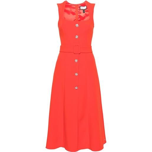 NISSA abito midi con cintura - arancione
