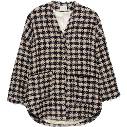Forte Forte cappotto a quadri - blu