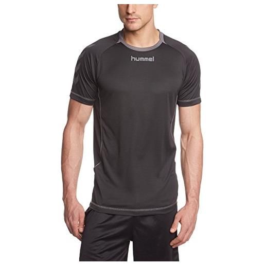 Hummel Hmlgo Cotton Maglietta Uomo – Manica Corta, Morbida, Nero, Taglia M
