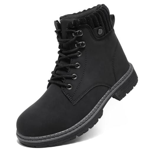 stivali da neve invernali impermeabili da donna con fodera in pelliccia sintetica – stivaletti caldi e antiscivolo per l'outdoor e l'abbigliamento casual del 2026 a €25.99