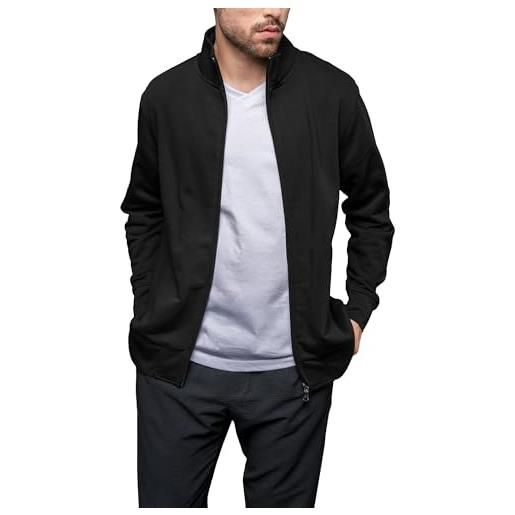 HRM felpa da uomo 1001 con cappuccio, blu navy, regolare