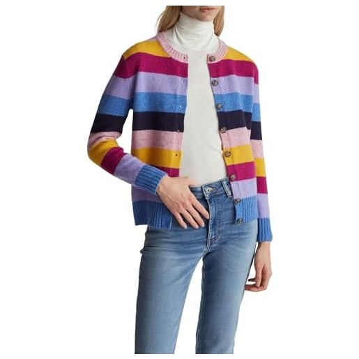 Cardigan Maxi United Colors Of Benetton Donna – Manica 3/4, Cotone E Lino, Lunghezza Midi, Senza Bottoni