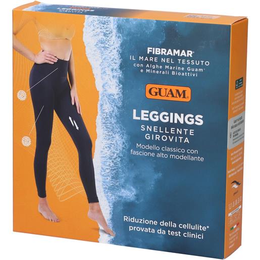 LACOTE Srl guam, leggings classico nero, s/m