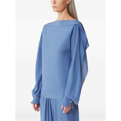 Lanvin blusa con ruches