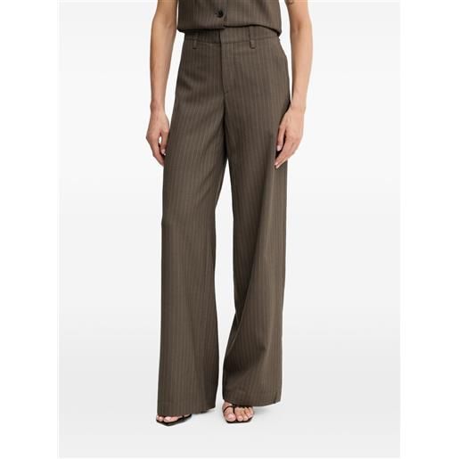 Miss Sixty pantaloni gessati - marrone
