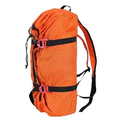 Generico borsa di corda, sacca per corda da arrampicata, borsa per arrampicata su roccia professionale, attrezzatura da trekking regolabile, forniture per alpinismo leggero per uomini, donne