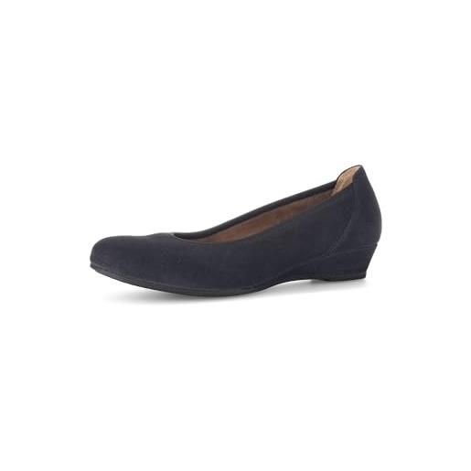 Gabor Scarpe Stringate Donna In Pelle - Tacco 4,5 Cm, Plantare Intercambiabile, Larghezza Normale - Eleganti E Comode Per Ufficio