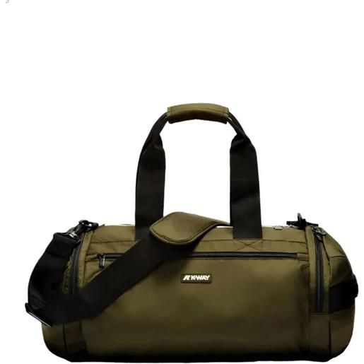 K-Way borsone k way mereville taglia s green blackish wrm