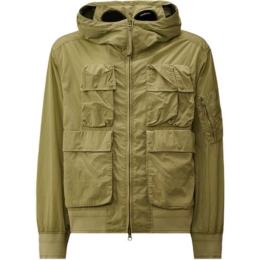 C.P. Company giacca goggle con tasche - verde