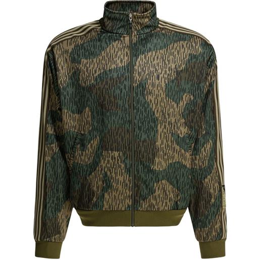 KAPITAL felpa con stampa camouflage - verde