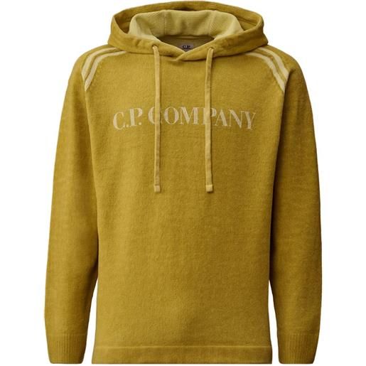 C.P. Company felpa con cappuccio - giallo