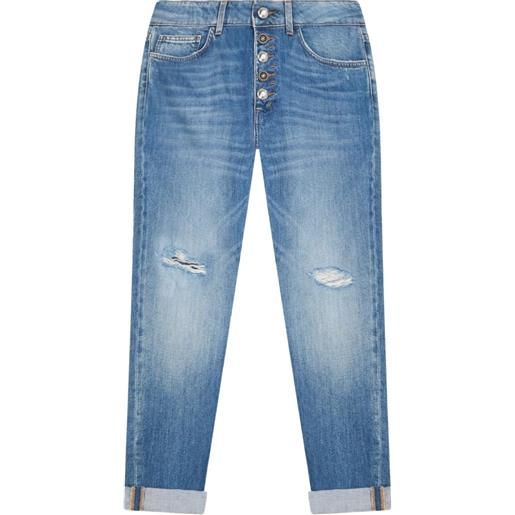 DONDUP jeans con effetto vissuto - blu