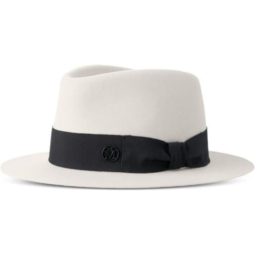 Maison Michel cappello con applicazione - grigio