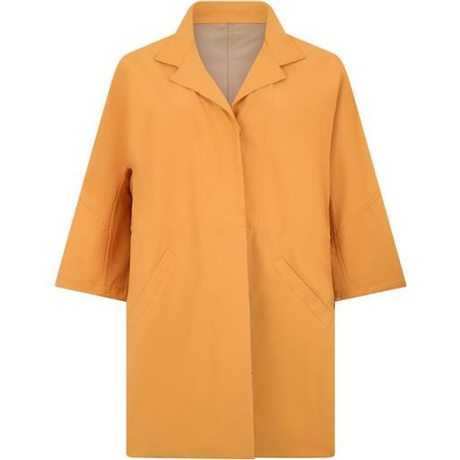 Moorer cappotto oversize - arancione