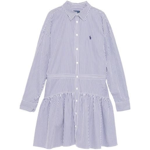 Polo Ralph Lauren chemisier con ricamo - blu