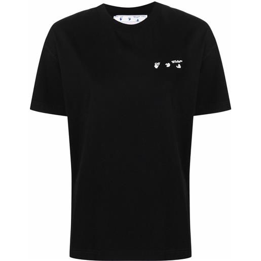 Off-White t-shirt con logo - nero