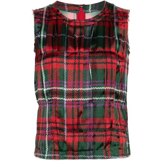 Comme Des Garçons canotta con stampa grafica - rosso