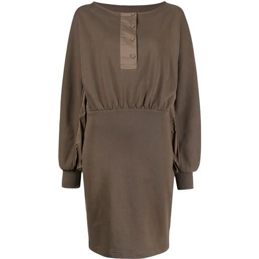 3.1 Phillip Lim abito corto con collo serafino - verde