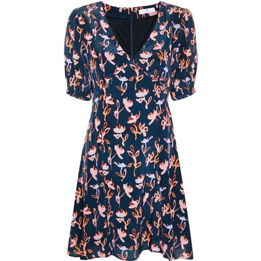 PS Paul Smith abito corto con stampa - blu