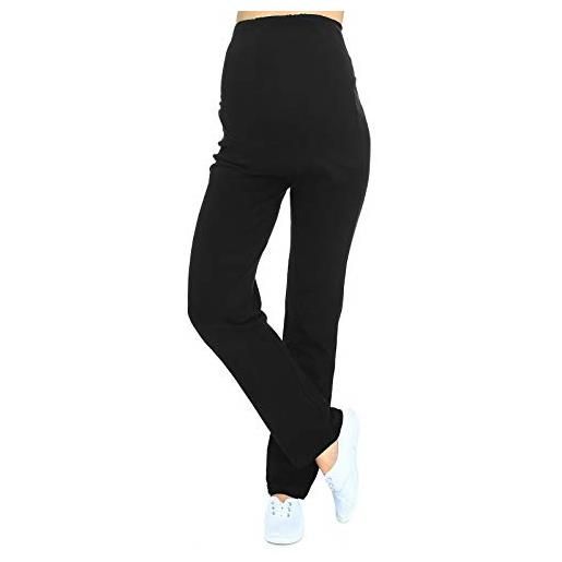 MijaCulture maternity comodi pantaloni da yoga casual homewear 3010 (xxl, nero/lungo)