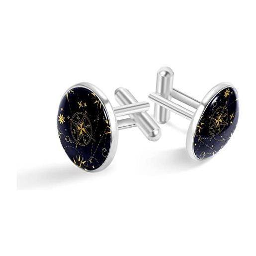 Gemelli Camicia Uomo COLLAR AND CUFFS - Design Banana Ottone E Argento