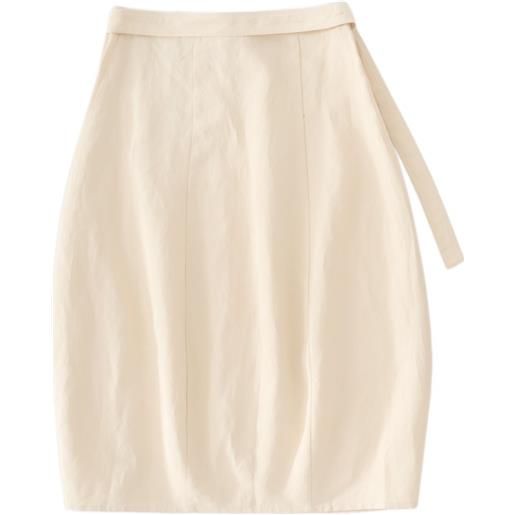 Studio Nicholson gonna midi orcha con cintura - toni neutri