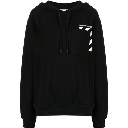 Off-White felpa con stampa - nero