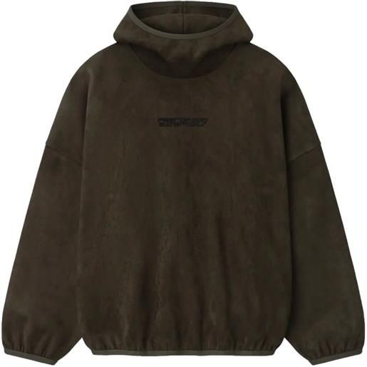FEAR OF GOD ESSENTIALS felpa con cappuccio - verde