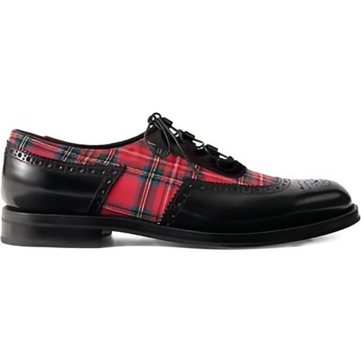 Church's stringate ghillie tartan - nero