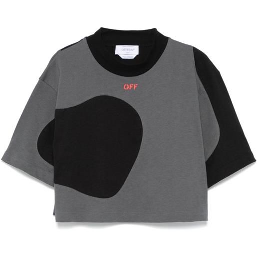 Off-White t-shirt golf - grigio