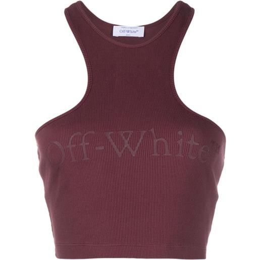 Off-White top con stampa - rosso