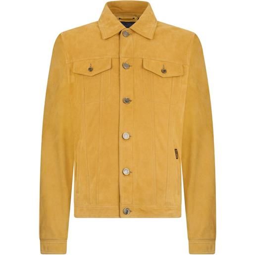Moorer giacca con tasche - giallo