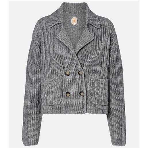 Jardin des Orangers cardigan in cotone e cashmere