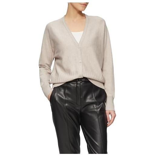 s.Oliver 2147166 maglione cardigan, 81w4 marrone, 42 donna