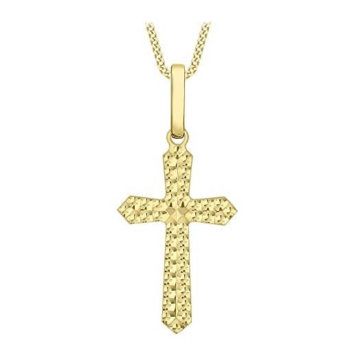 Collana Ankh minimalista in oro massiccio 14k: delicato ciondolo a croce egizia, collana Power of Life - Italia