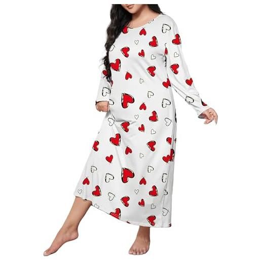 In One Clothing Camicia da notte lunga da donna a maniche lunghe, Everyday is Caturday, L