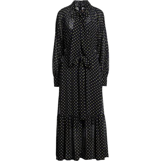 Dorothy Perkins Abito Midi Donna A Pois | Scollo A Cuore, Maniche A Sbuffo, Vestibilità Morbida