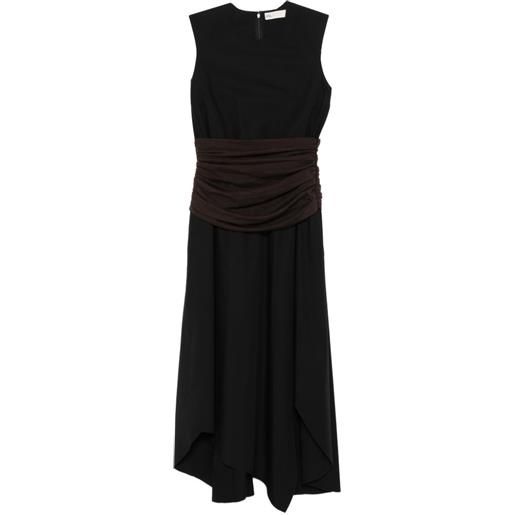 Tory Burch abito denim asimmetrico - nero